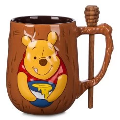 Disney Winnie The Pooh Mug And Honey Dipper Set