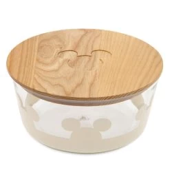 Disney Mickey Mouse Icon Glass Bowl With Lid – Mickey Mouse Home Collection
