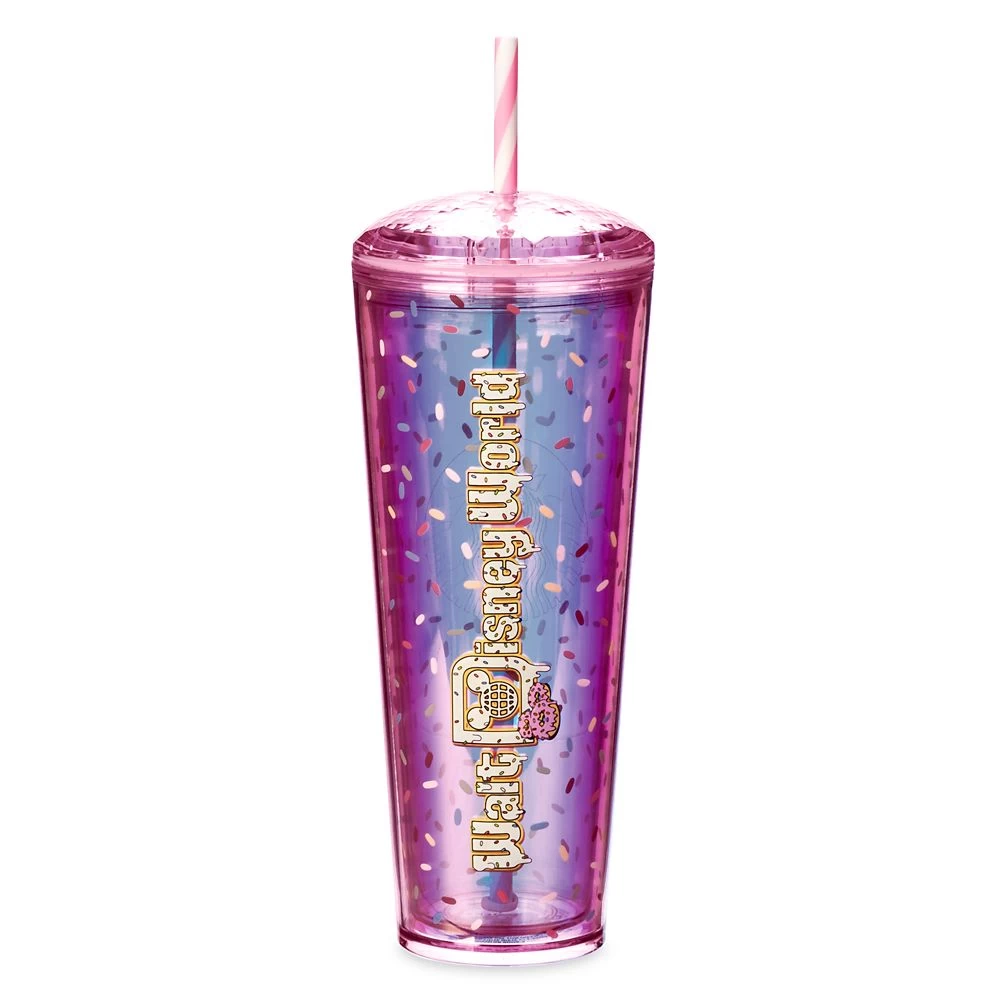 Mickey Mouse Donut Starbucks® Tumbler With Straw – Disney Eats – Walt Disney World - Image 3