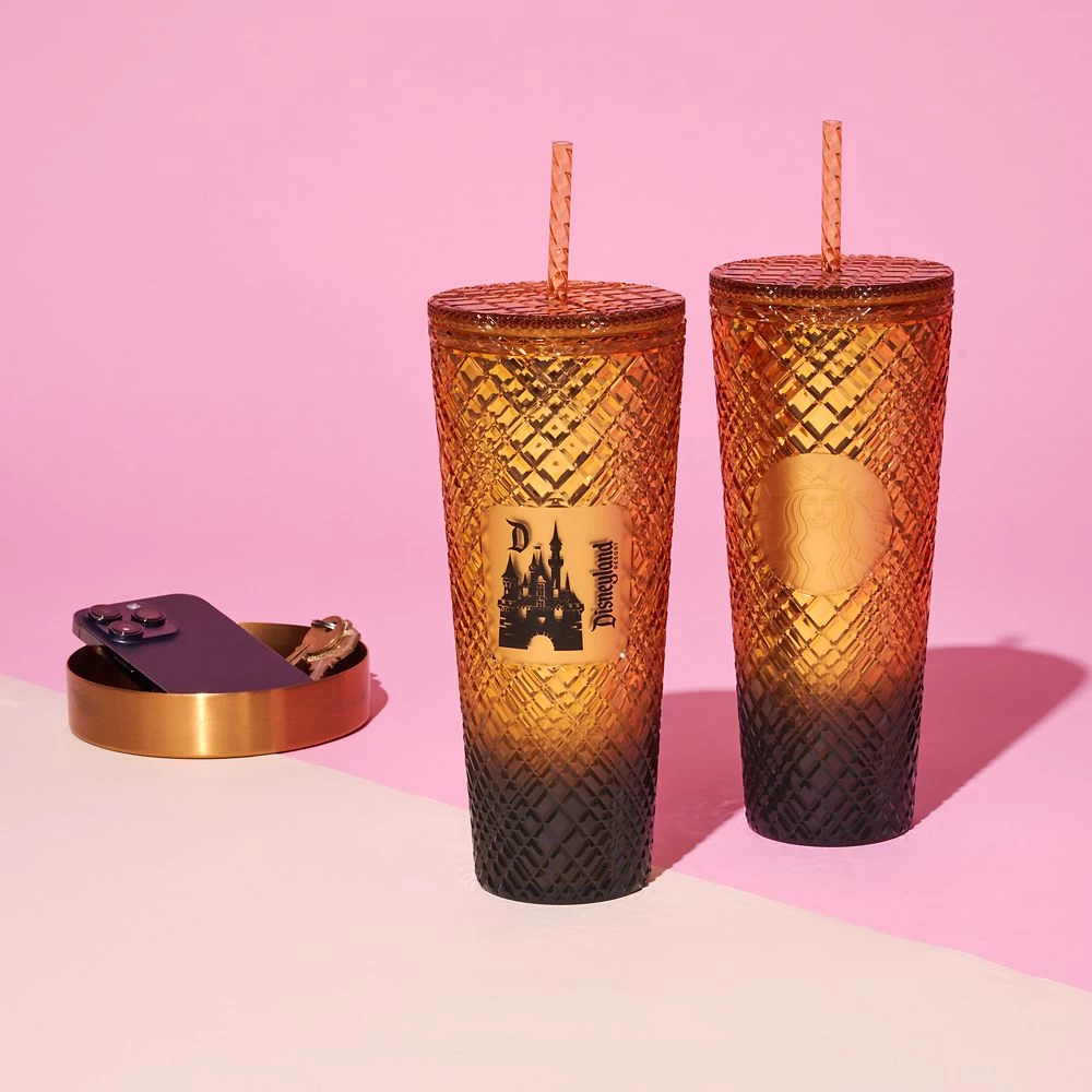 Sleeping Beauty Castle Geometric Starbucks® Tumbler With Straw – Disneyland - Image 2