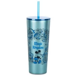 Disney Magic Kingdom Stainless Steel Starbucks® Tumbler With Straw