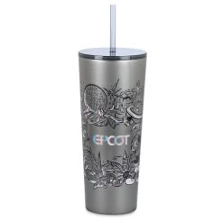 Disney EPCOT Stainless Steel Starbucks® Tumbler With Straw