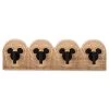 Disney Mickey Mouse Icon Wood Hook Rack – Mickey Mouse Home Collection