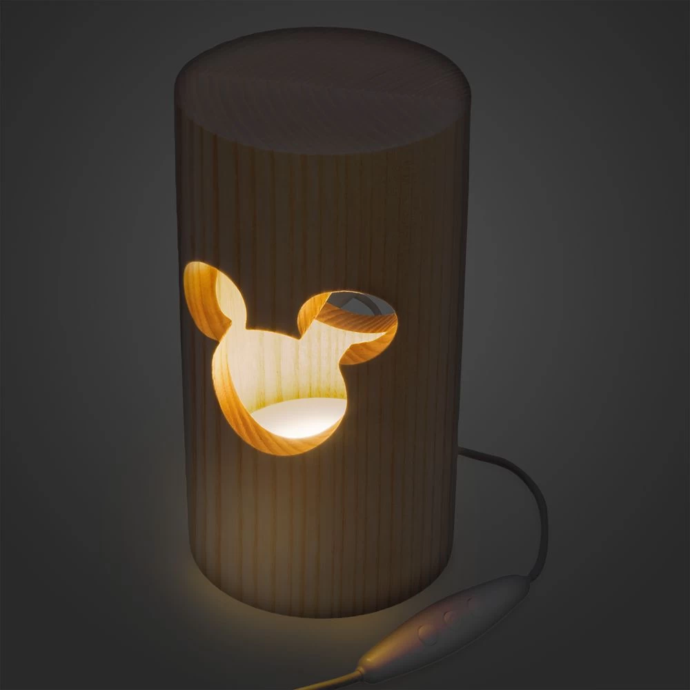 Disney Mickey Mouse Icon Wood Desk Lamp – Mickey Mouse Home Collection - Image 5