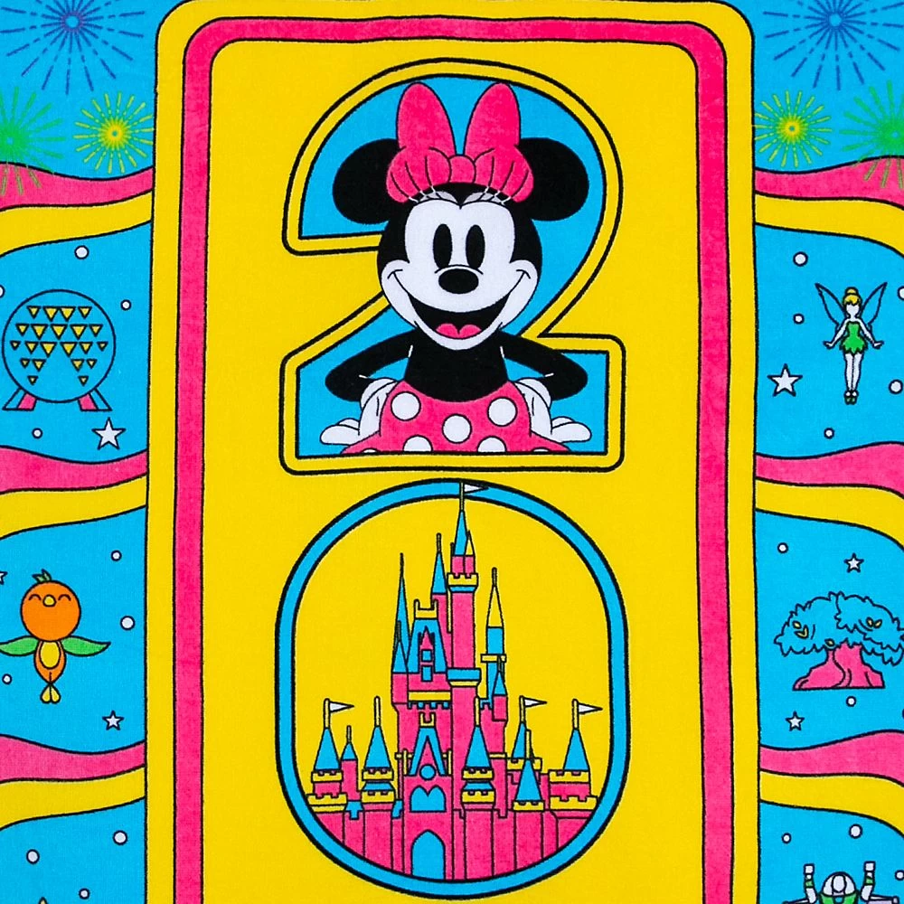 Mickey And Minnie Mouse Beach Towel – Walt Disney World 2024 – Large - Image 3