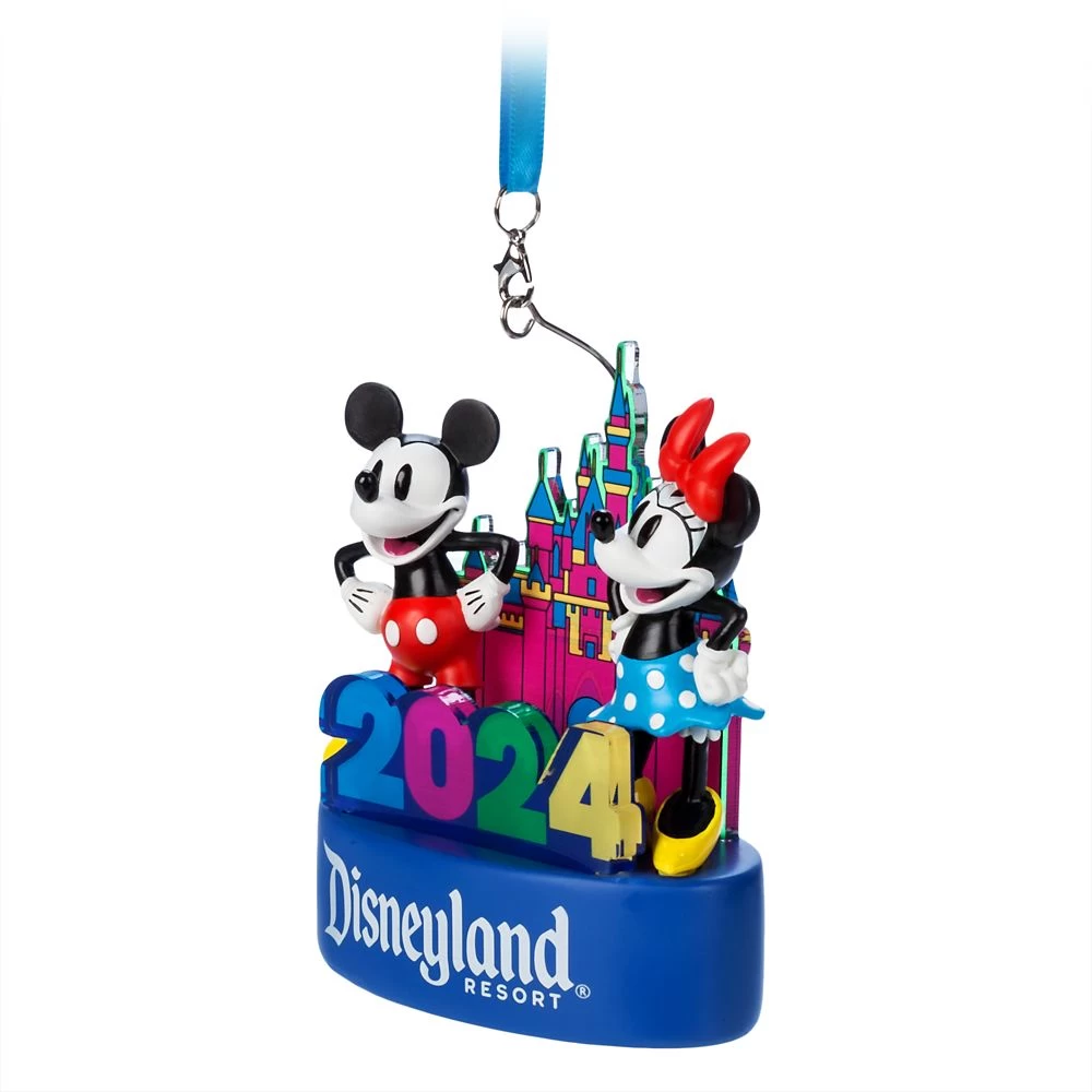 Mickey Mouse And Minnie Mouse Light-Up Figural Ornament β Disneyland 2024 - Image 3