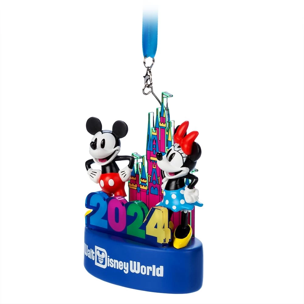 Mickey And Minnie Mouse Light-Up Figural Ornament β Walt Disney World 2024 - Image 3