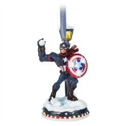 Disney Captain America Light-Up Living Magic Sketchbook Ornament