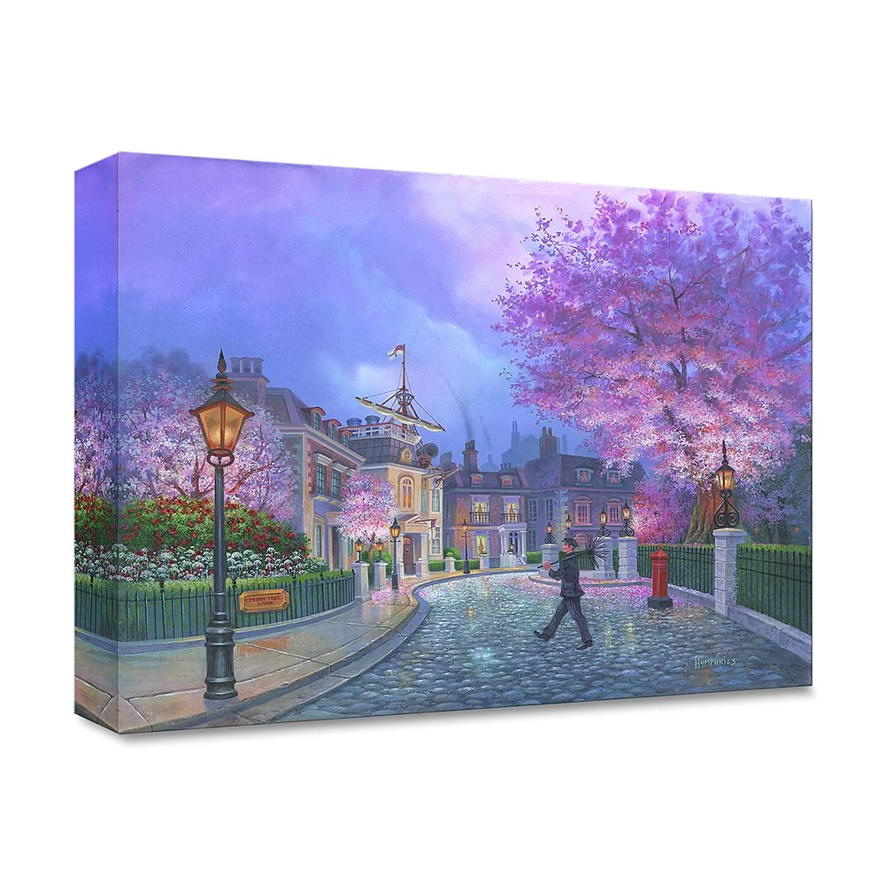 Disney ''Cherry Tree Lane'' Gallery Wrapped Canvas By Michael Humphries – Limited Edition - Image 2