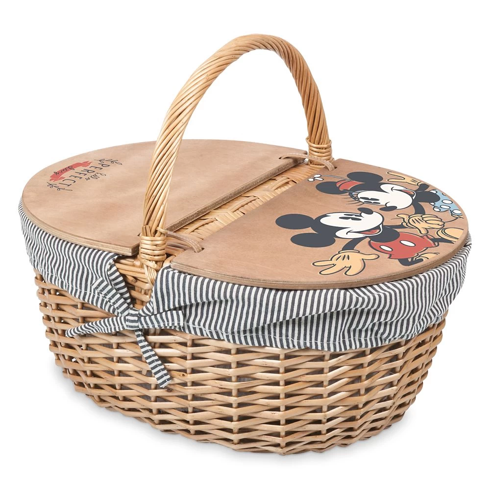 Disney Mickey And Minnie Mouse Picnic Basket