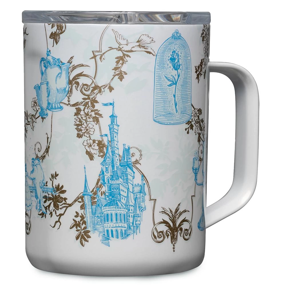 Disney Belle Stainless Steel Mug By Corkcicle – Beauty And The Beast - Image 3