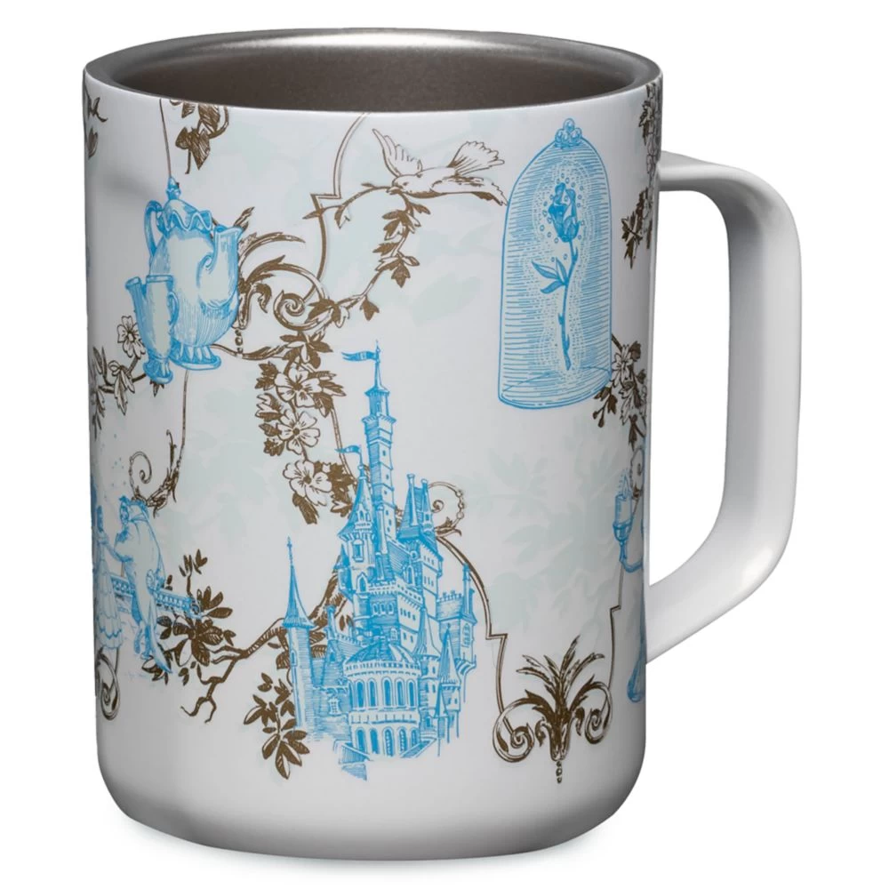 Disney Belle Stainless Steel Mug By Corkcicle – Beauty And The Beast - Image 4