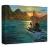 Disney Moana ''Sailing Into The Sun'' Giclée On Canvas By Walfrido Garcia