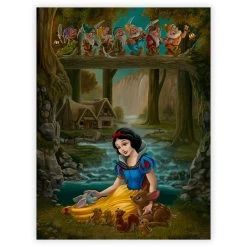Disney Snow White ''Snow White's Sanctuary'' Giclée By Jared Franco – Limited Edition