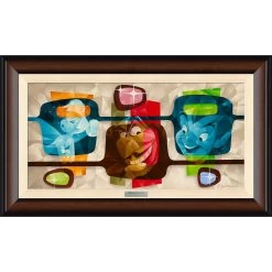 Disney Peter Pan ''Second Star To The Right'' By Tom Matousek Framed Canvas Artwork – Limited Edition