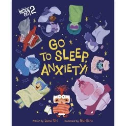 Disney Go To Sleep, Anxiety! Book – Inside Out 2