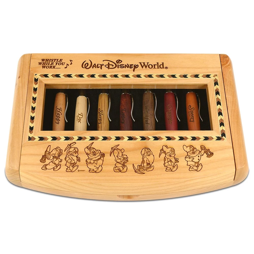 Disney Seven Dwarfs Pen Set By Arribas – Personalizable