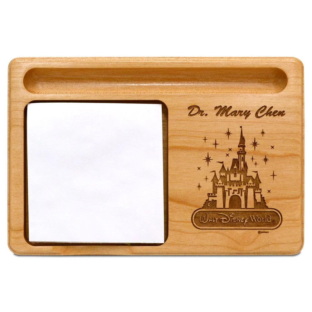 Walt Disney World Cinderella Castle Memo Holder By Arribas – Personalizable - Image 2