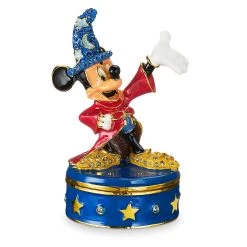 Disney Sorcerer Mickey Mouse Trinket Box By Arribas Brothers